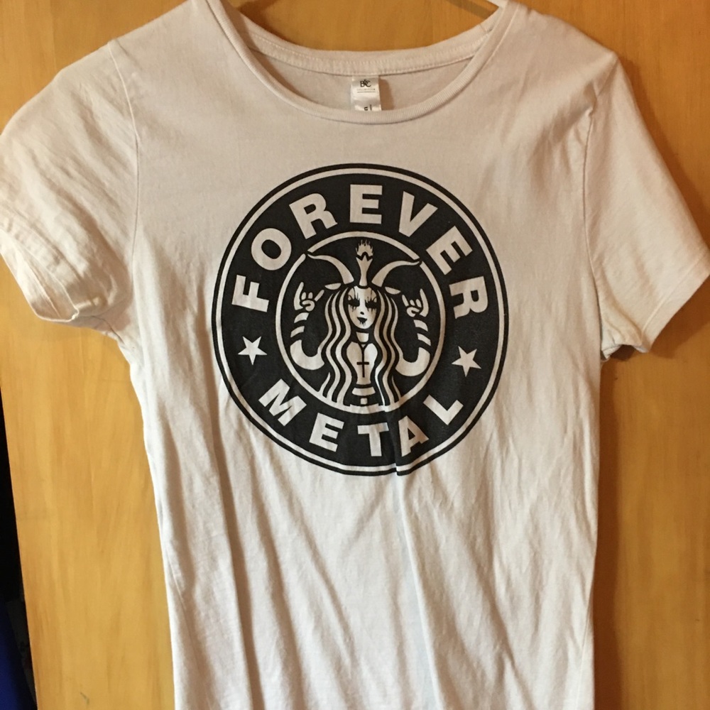 Metal t shirt coffee